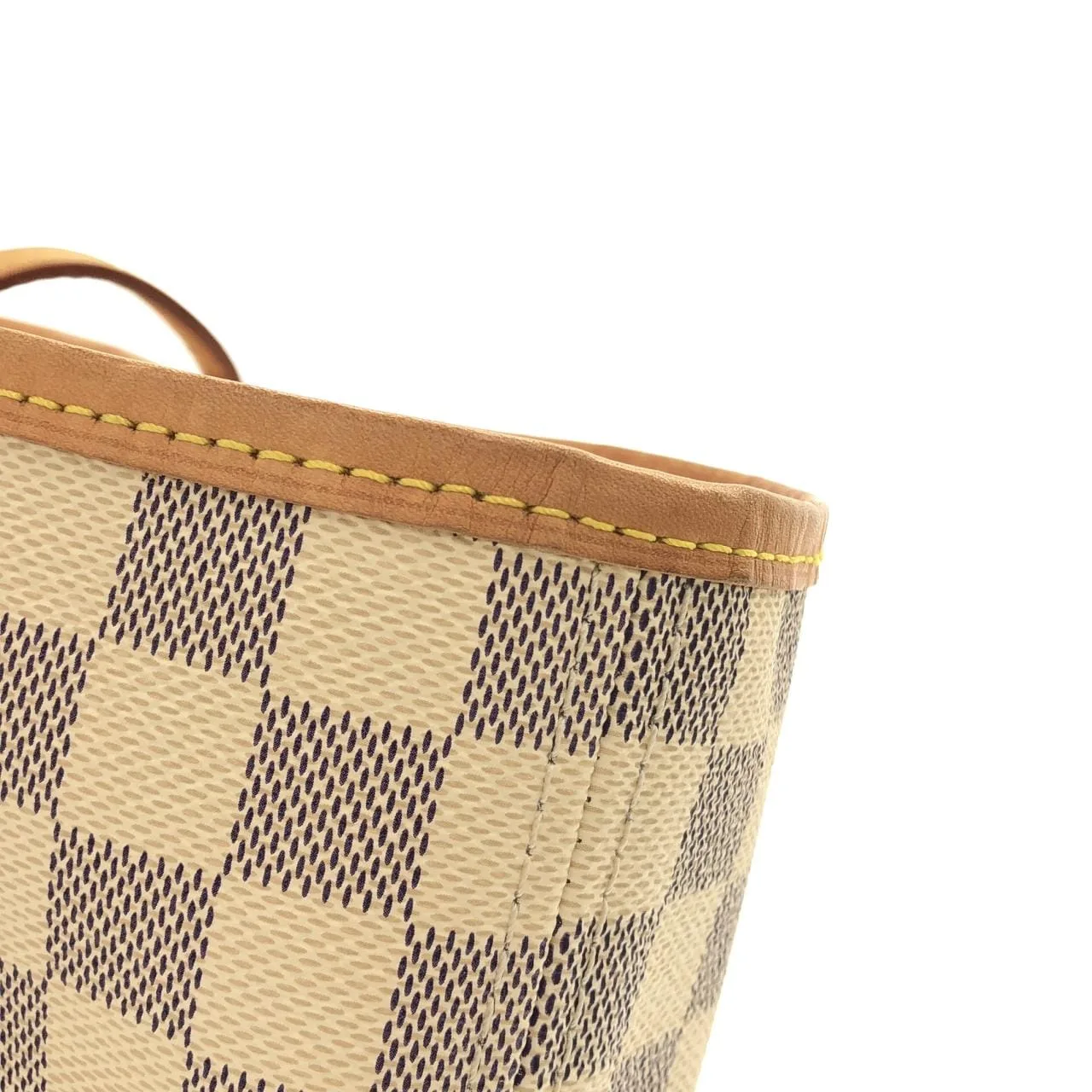 LOUIS VUITTON Neverfull N41604 Tote Damier 黑色 Damier 中古品A - 縮圖 4