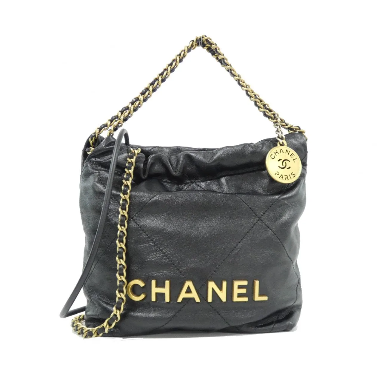CHANEL Chanel 22 AS3980 Handbag Black