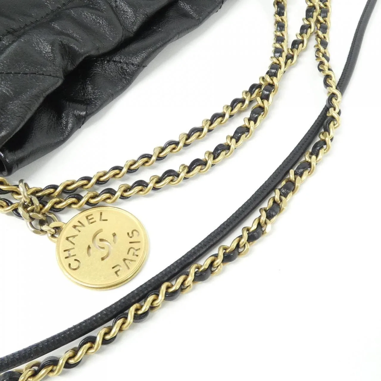 CHANEL Chanel 22 AS3980 Handbag 黑色 中古品A - 縮圖 4