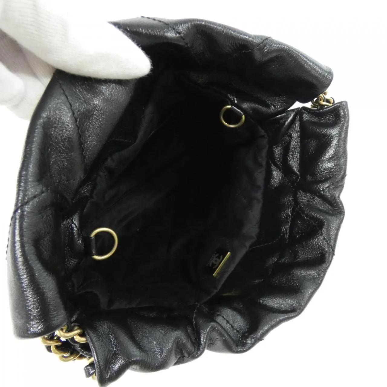 CHANEL Chanel 22 AS3980 Handbag 黑色 中古品A - 縮圖 5