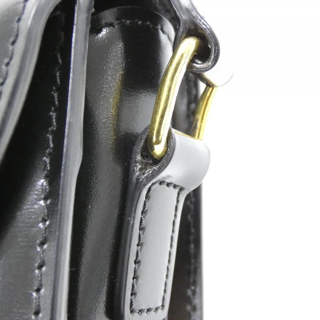 CELINE Cabas 110413BF4 Shoulder 黑色 中古品A - 縮圖 6