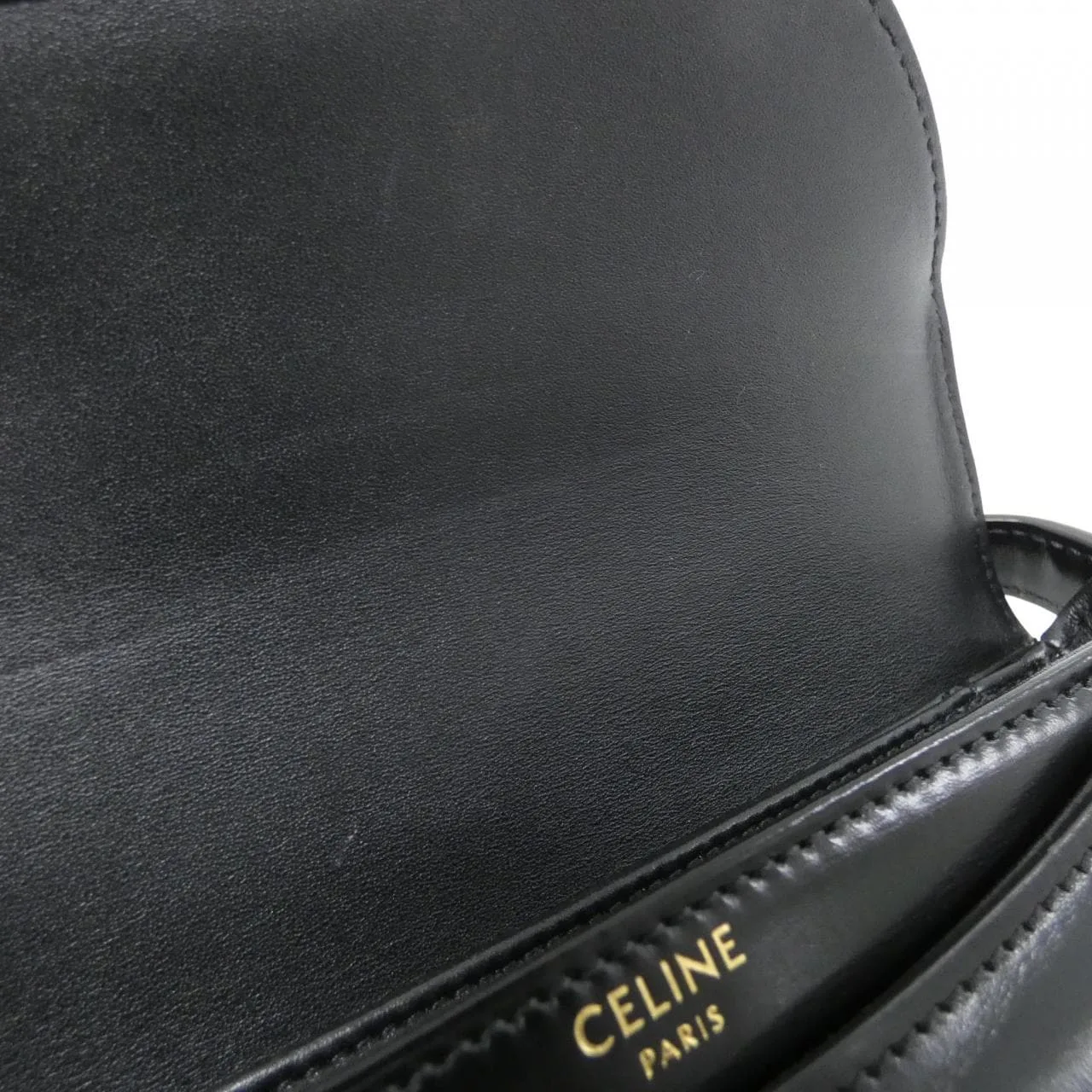 CELINE Cabas 110413BF4 Shoulder 黑色 中古品A - 縮圖 9