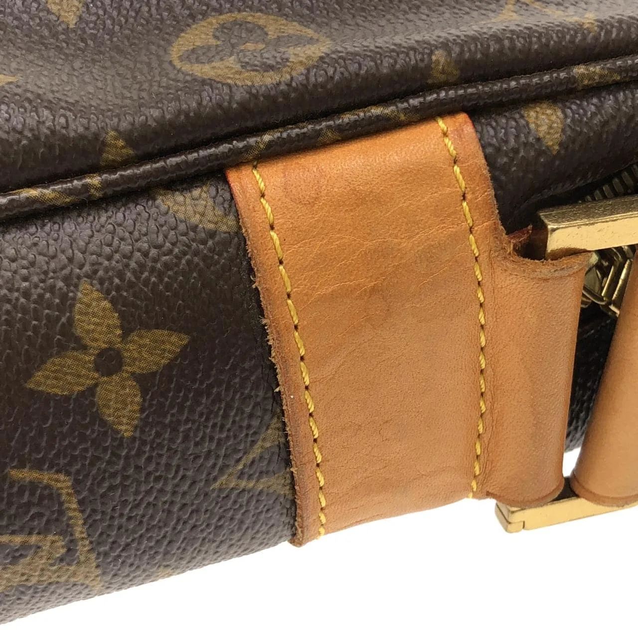 LOUIS VUITTON M40043 Handbag Monogram 黑色 Monogram 中古品A - 縮圖 4