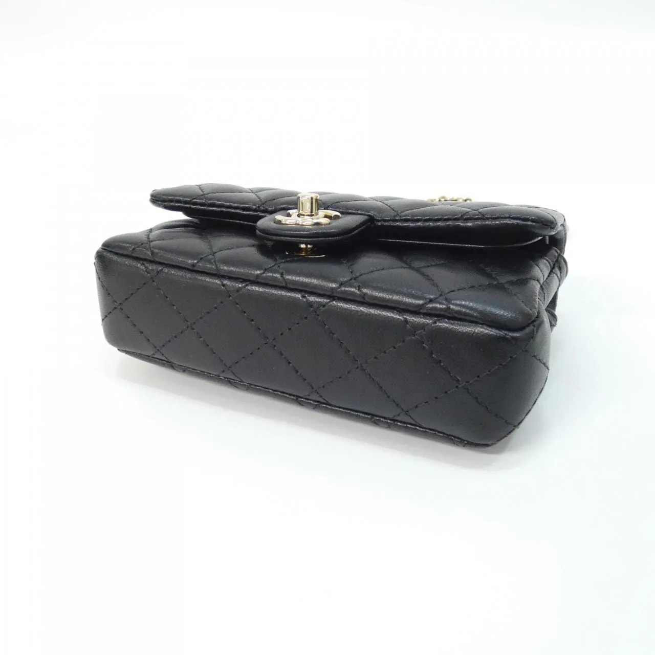 CHANEL AP4760 Key Case Lambskin Black Lambskin Rank A - Thumbnail 3