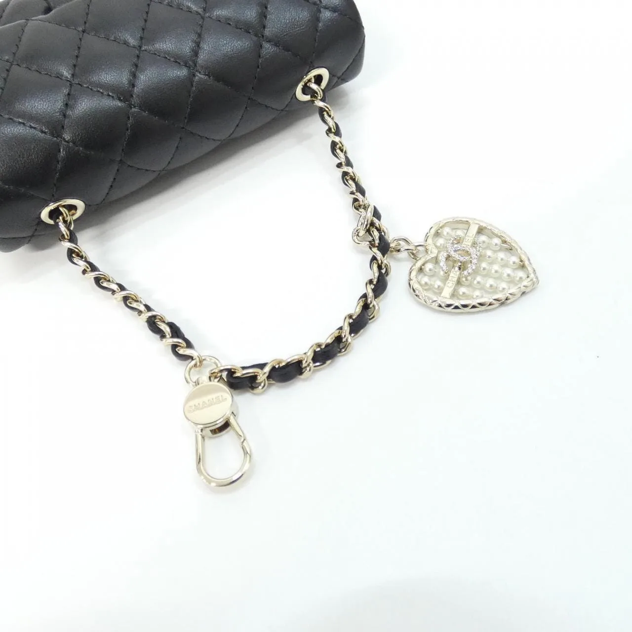 CHANEL AP4760 Key Case Lambskin Black Lambskin Rank A - Thumbnail 5