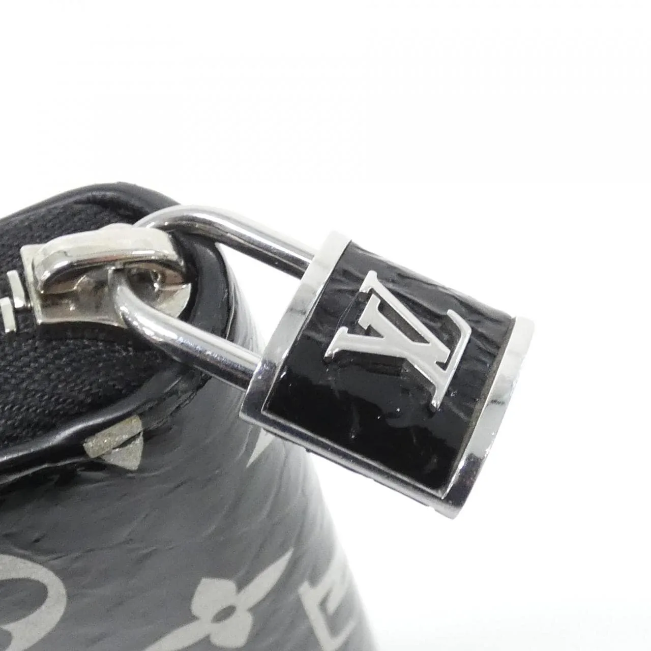 LOUIS VUITTON N96955 Wallet Leather 黑色 皮革 中古品A - 縮圖 4