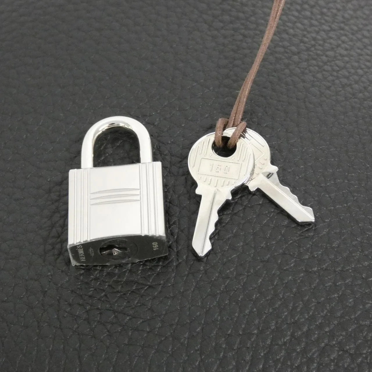 HERMES Picotin 056289CK Handbag Clemence 黑色 Clemence 皮 未使用品 - 縮圖 3