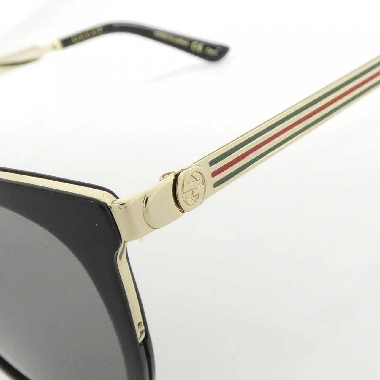 GUCCI GG0077SK Sunglasses 黑色 中古品A - 縮圖 4