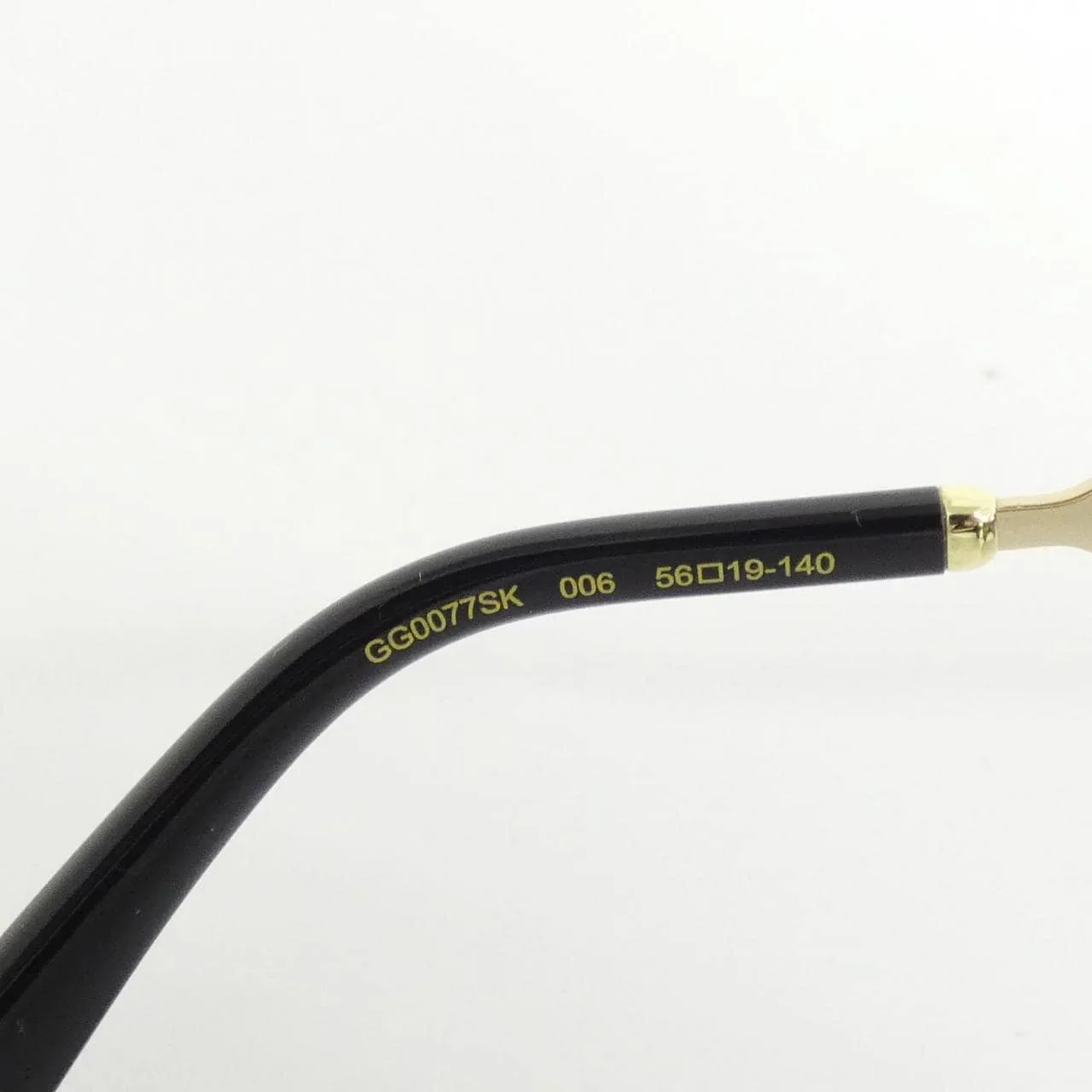 GUCCI GG0077SK Sunglasses 黑色 中古品A - 縮圖 6