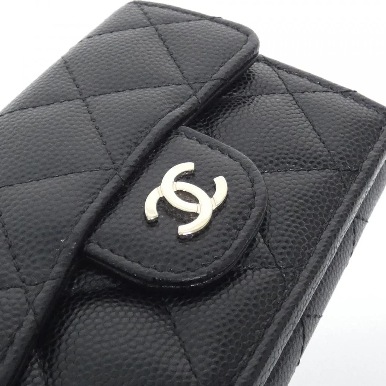 CHANEL Timeless Classic AP0230 Wallet Grained Calfskin Black Grained Calfskin Rank A - Thumbnail 4