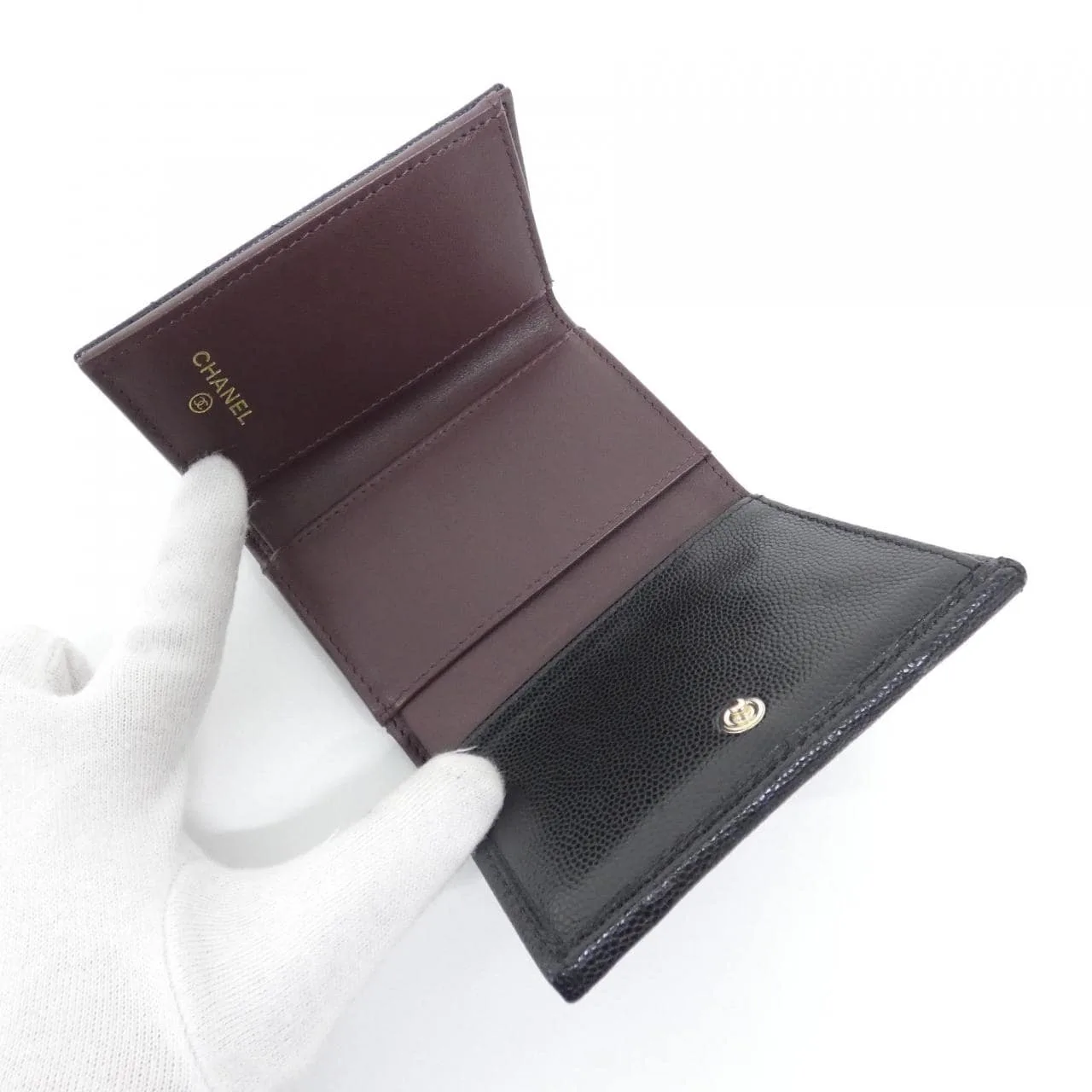 CHANEL Timeless Classic AP0230 Wallet Grained Calfskin Black Grained Calfskin Rank A - Thumbnail 5