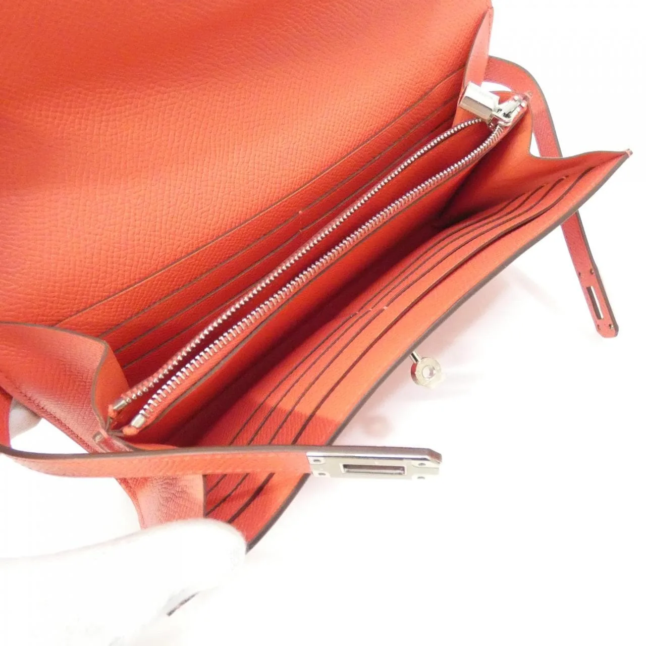HERMES Kelly 051300CK Wallet Epsom