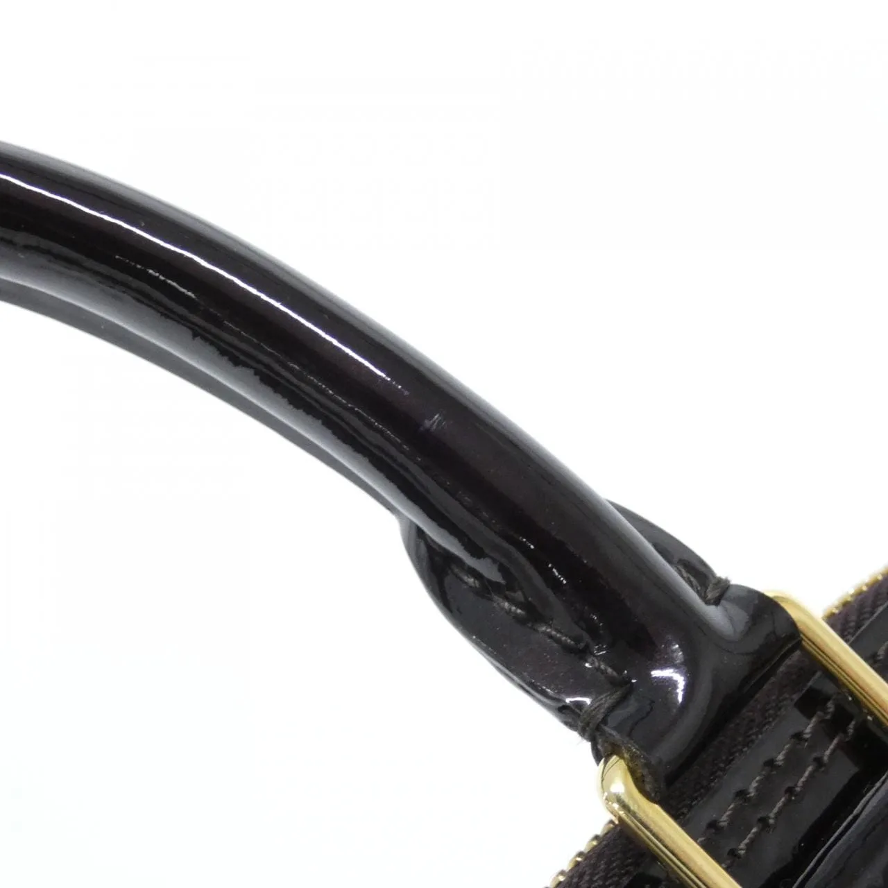 LOUIS VUITTON Alma M90024 Handbag Vernis Black Vernis Rank A - Thumbnail 8