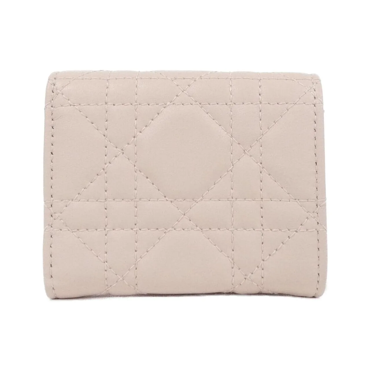 DIOR S6023ONMJ Wallet Lambskin 黑色 羊皮 中古品A - 縮圖 2