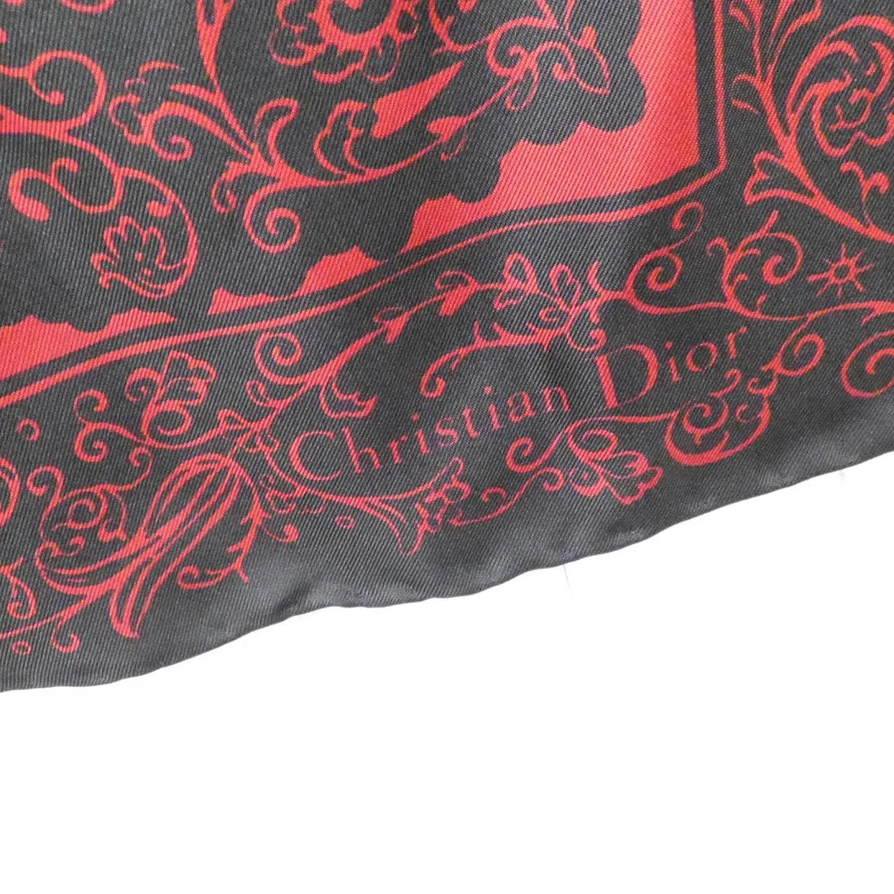 DIOR 31DAM070ZKDO Scarf 黑色 中古品A - 縮圖 2