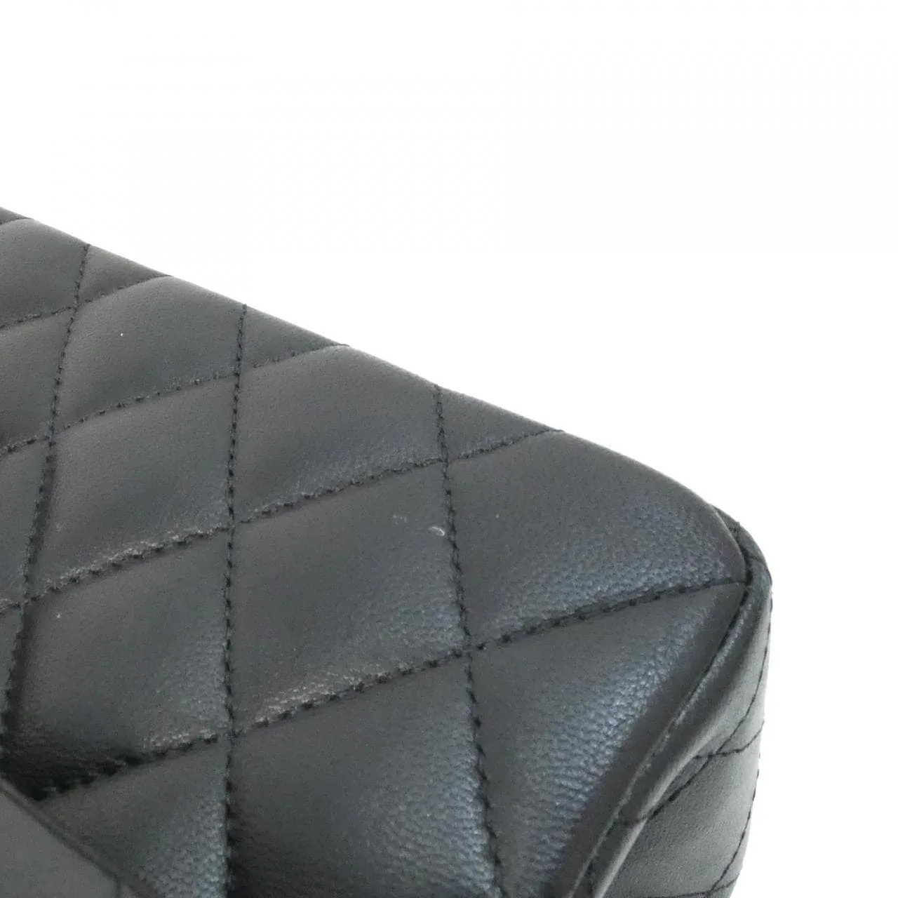 CHANEL Matelasse 1113 Shoulder Lambskin 黑色 羊皮 中古品A - 縮圖 5