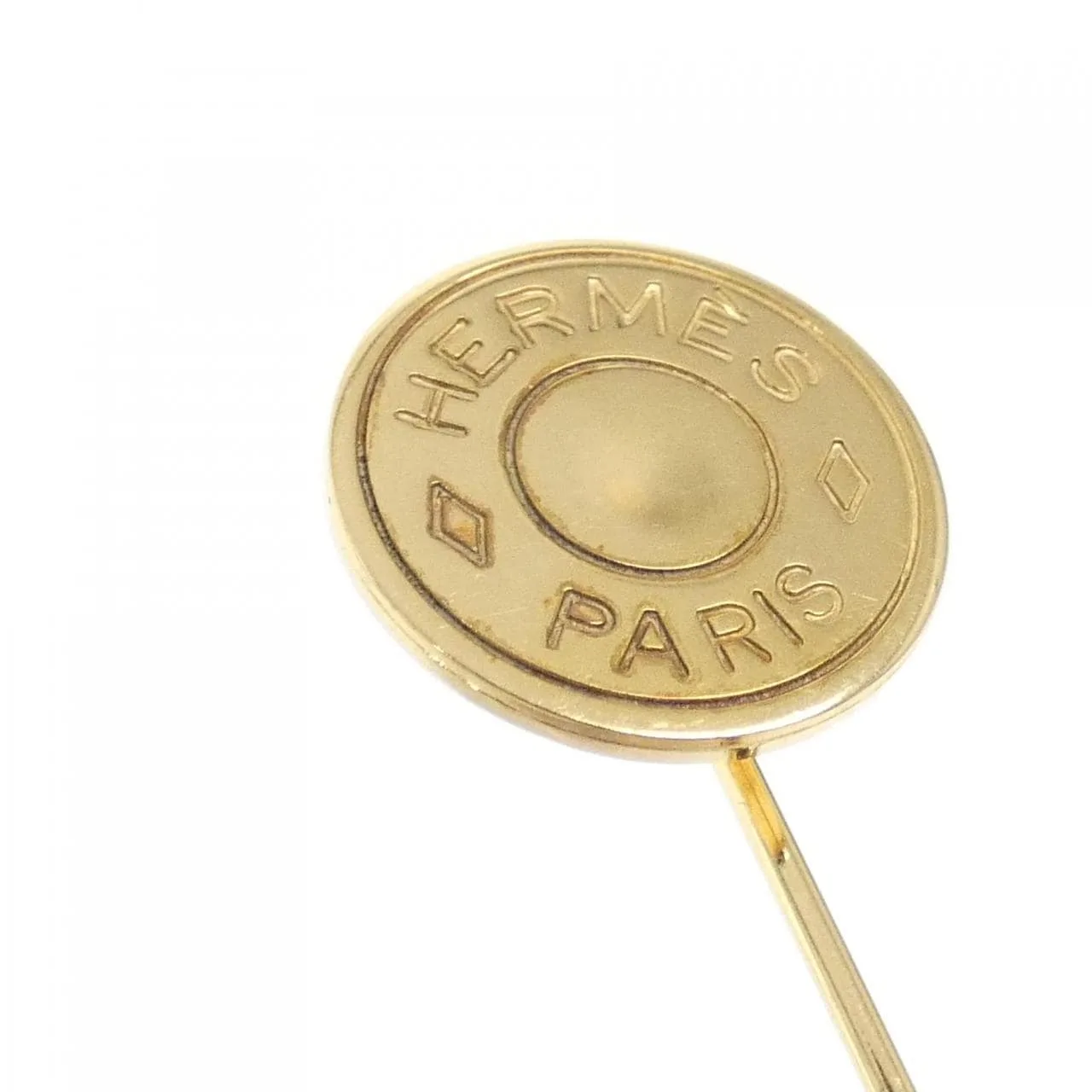 HERMES 425552DX Accessories 金色 中古品A - 縮圖 4