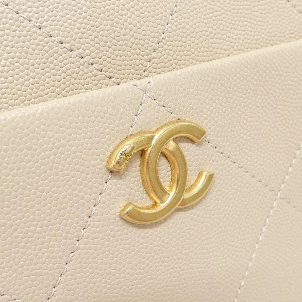 CHANEL AS5417 Handbag Grained Calfskin Beige Grained Calfskin Rank A - Thumbnail 4