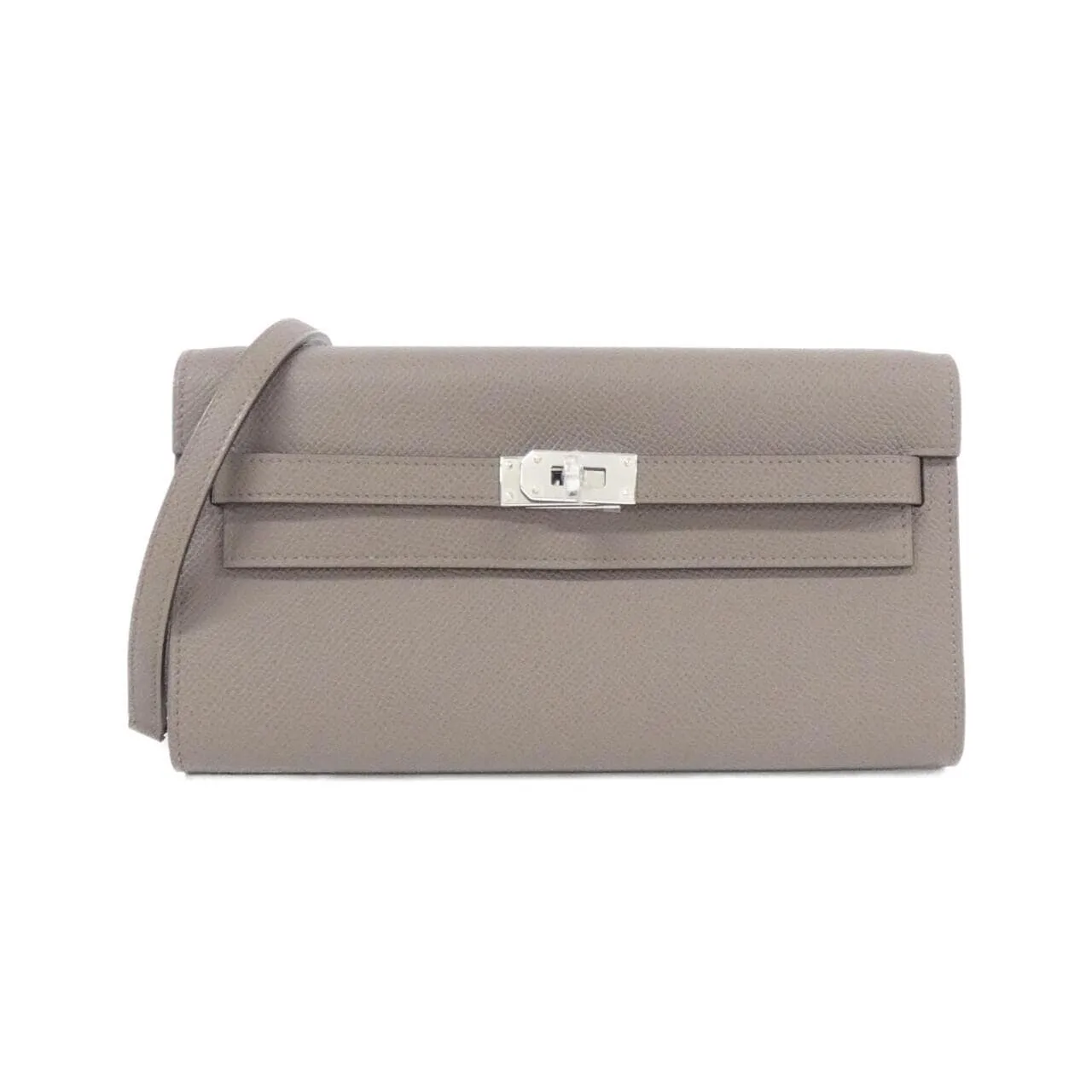 HERMES Kelly 080253CK Wallet Epsom Black