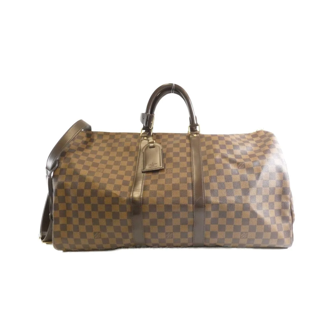 LOUIS VUITTON Keepall N41414 Boston Damier Black