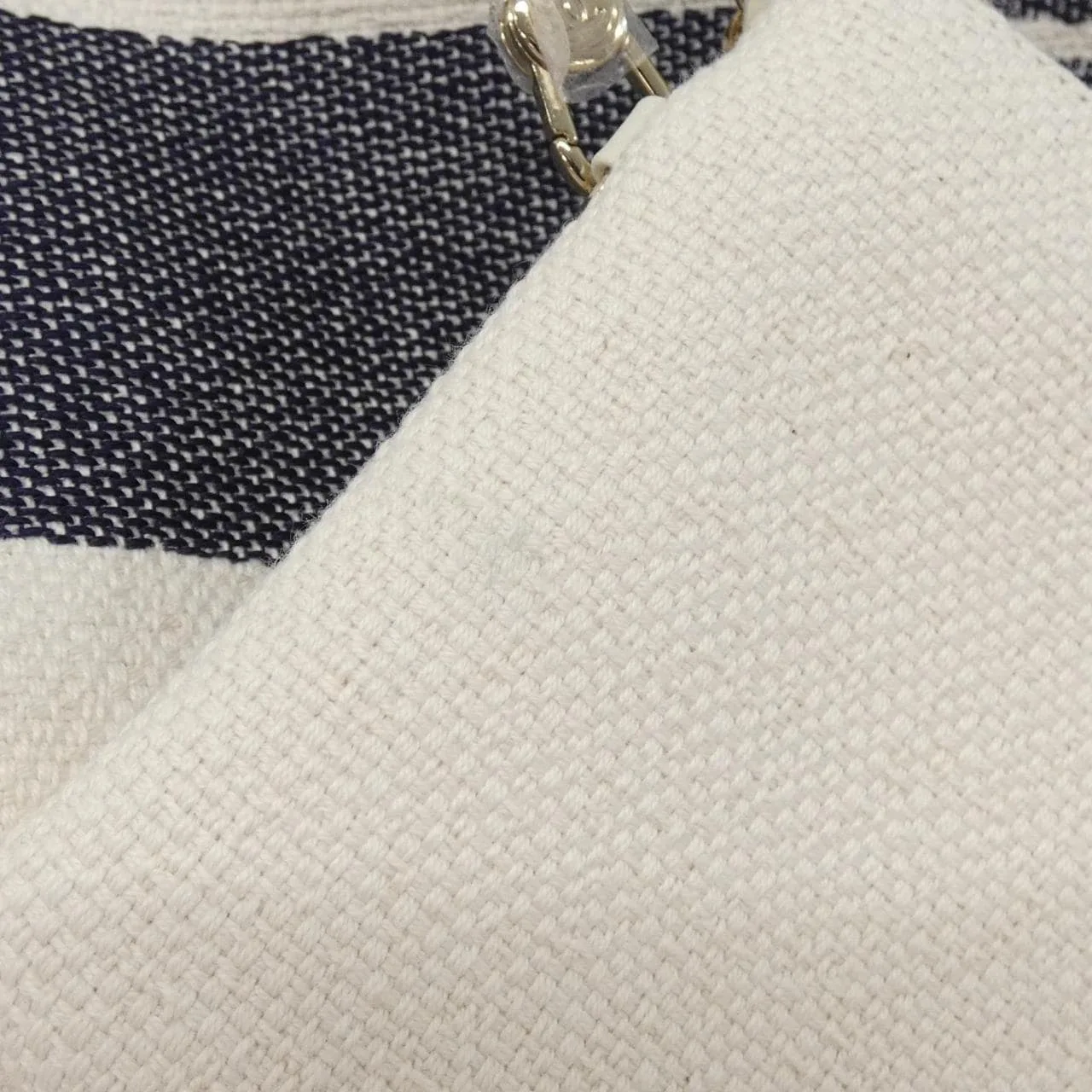CHANEL Deauville AS3351 Handbag Canvas