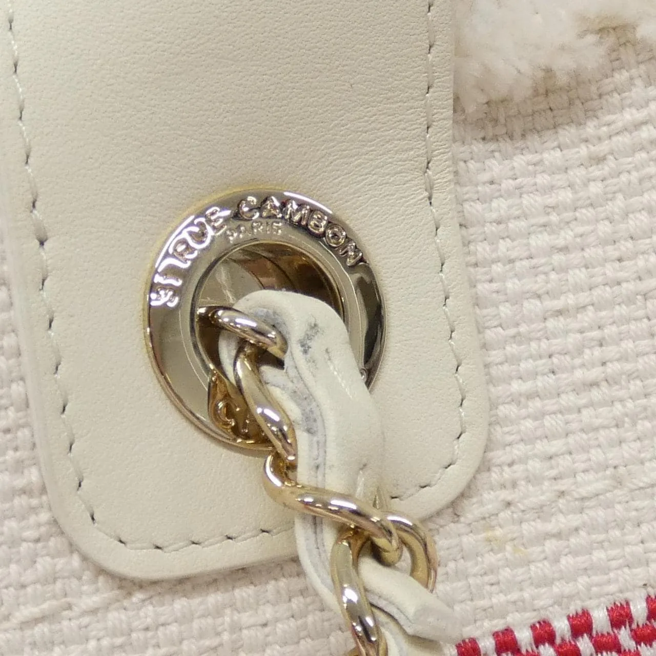 CHANEL Deauville AS3351 Handbag Canvas