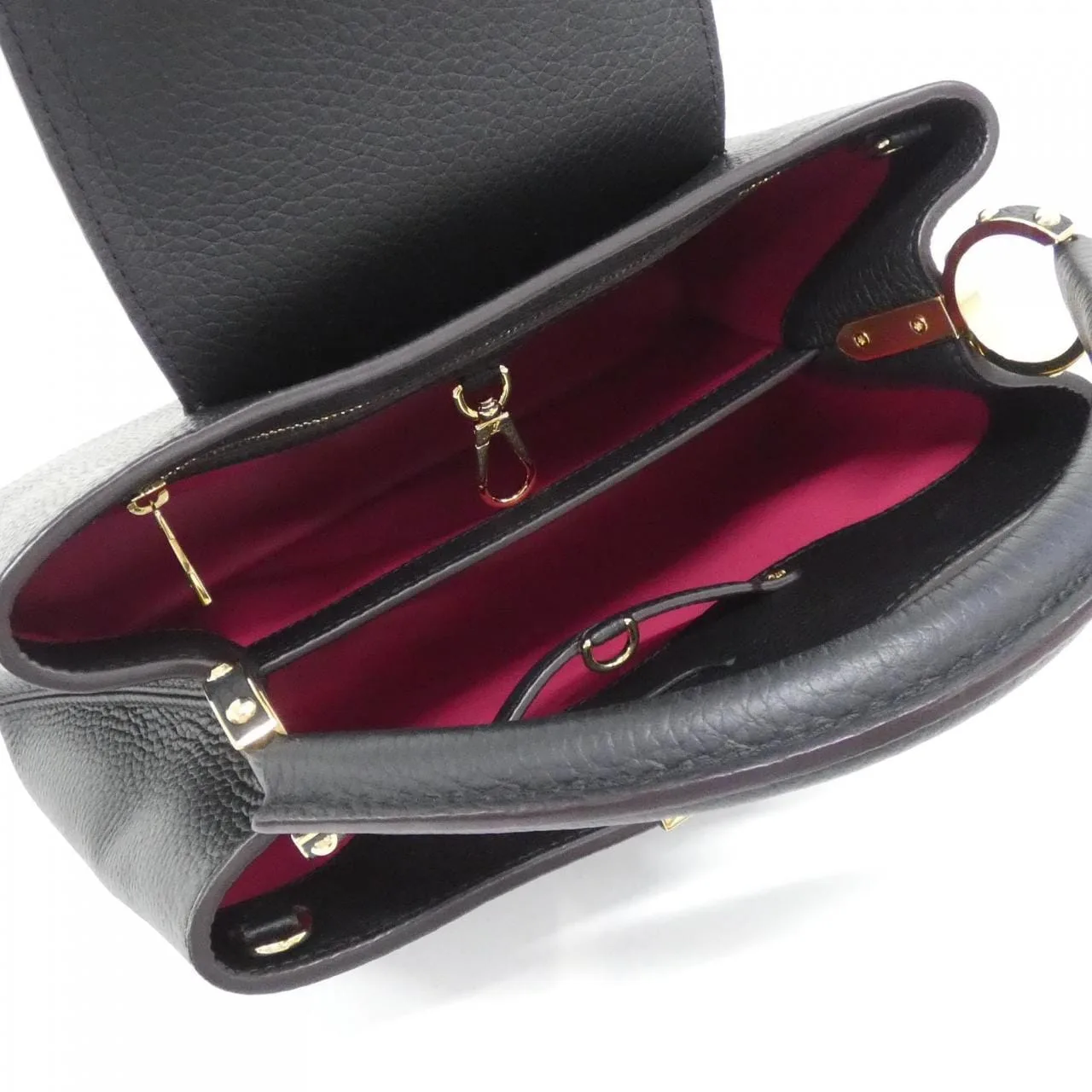 LOUIS VUITTON Capucines M42259 Handbag 黑色 中古品A - 縮圖 7