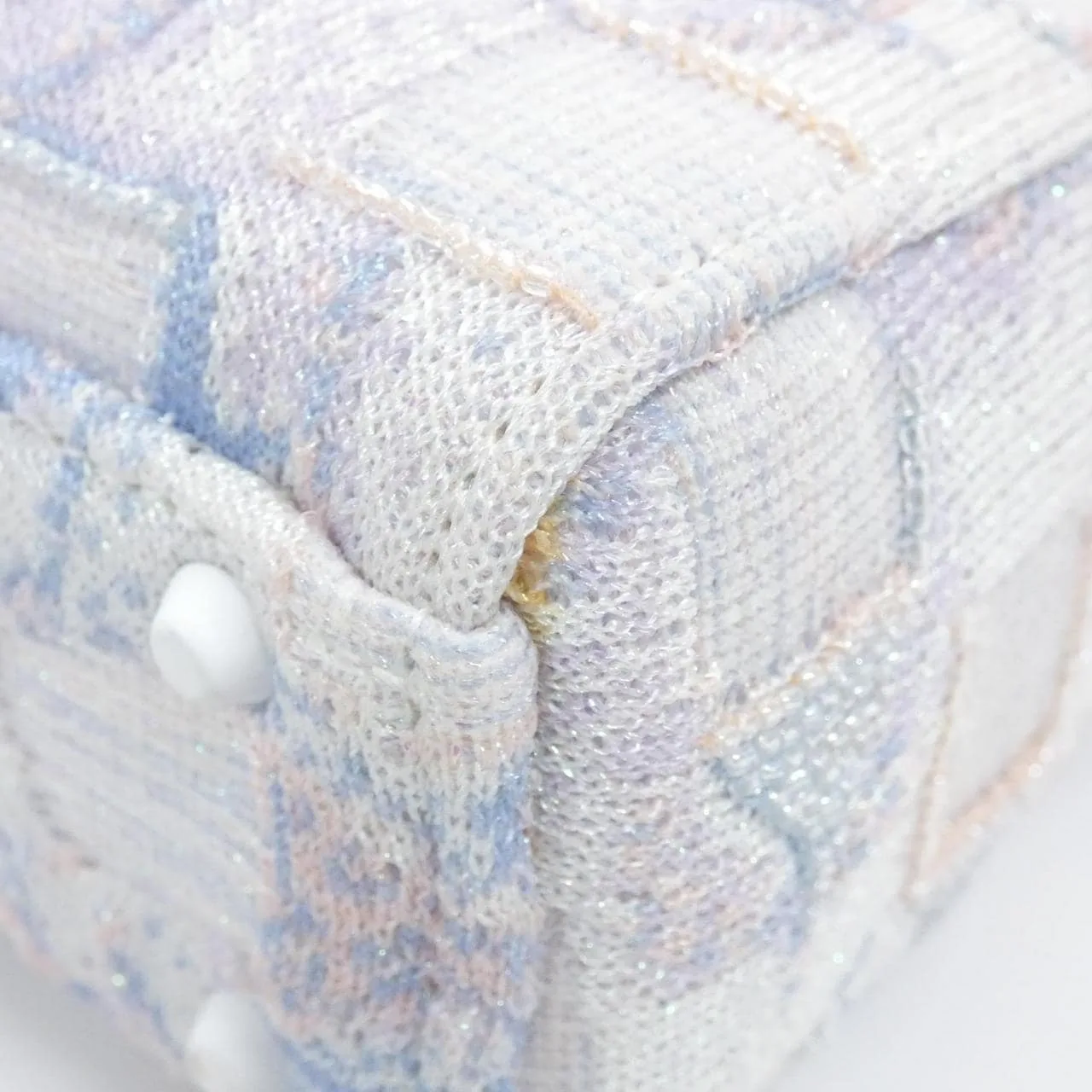 DIOR Lady Dior M0505WJIUX 手提包 白色 中古品A - 縮圖 3