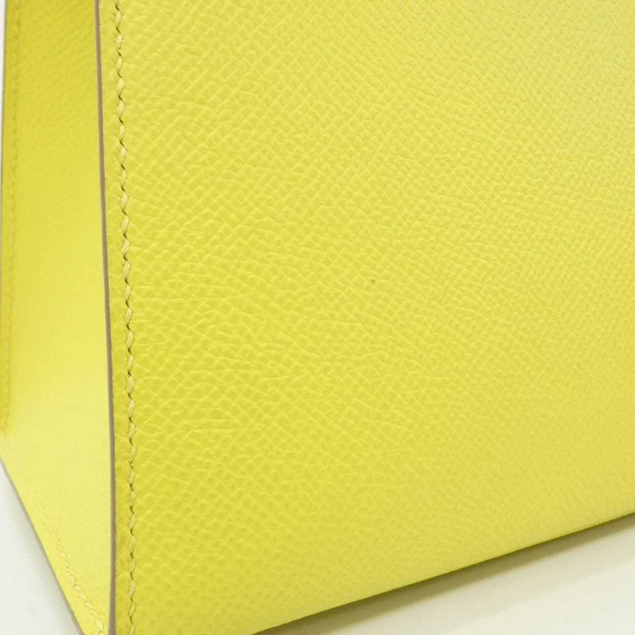 HERMES Kelly 042319CK Handbag Epsom Black Epsom Leather Rank A - Thumbnail 7