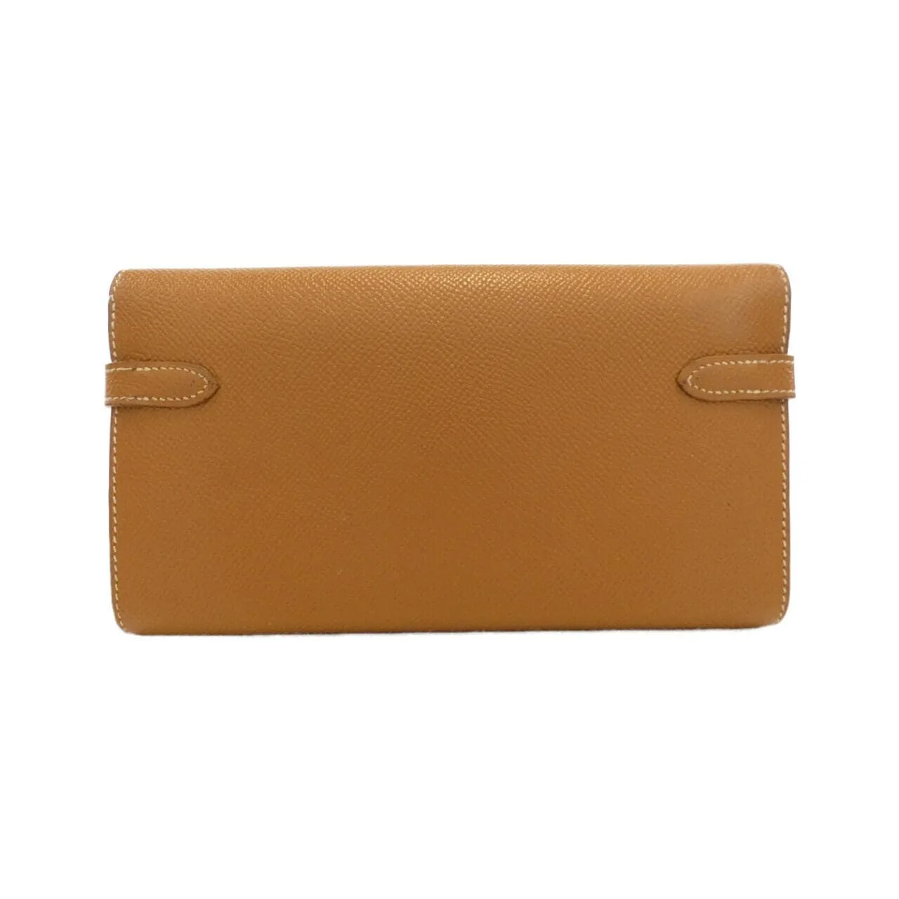 HERMES Kelly 051300CK Wallet Epsom Gold Epsom Leather Rank B - Thumbnail 2