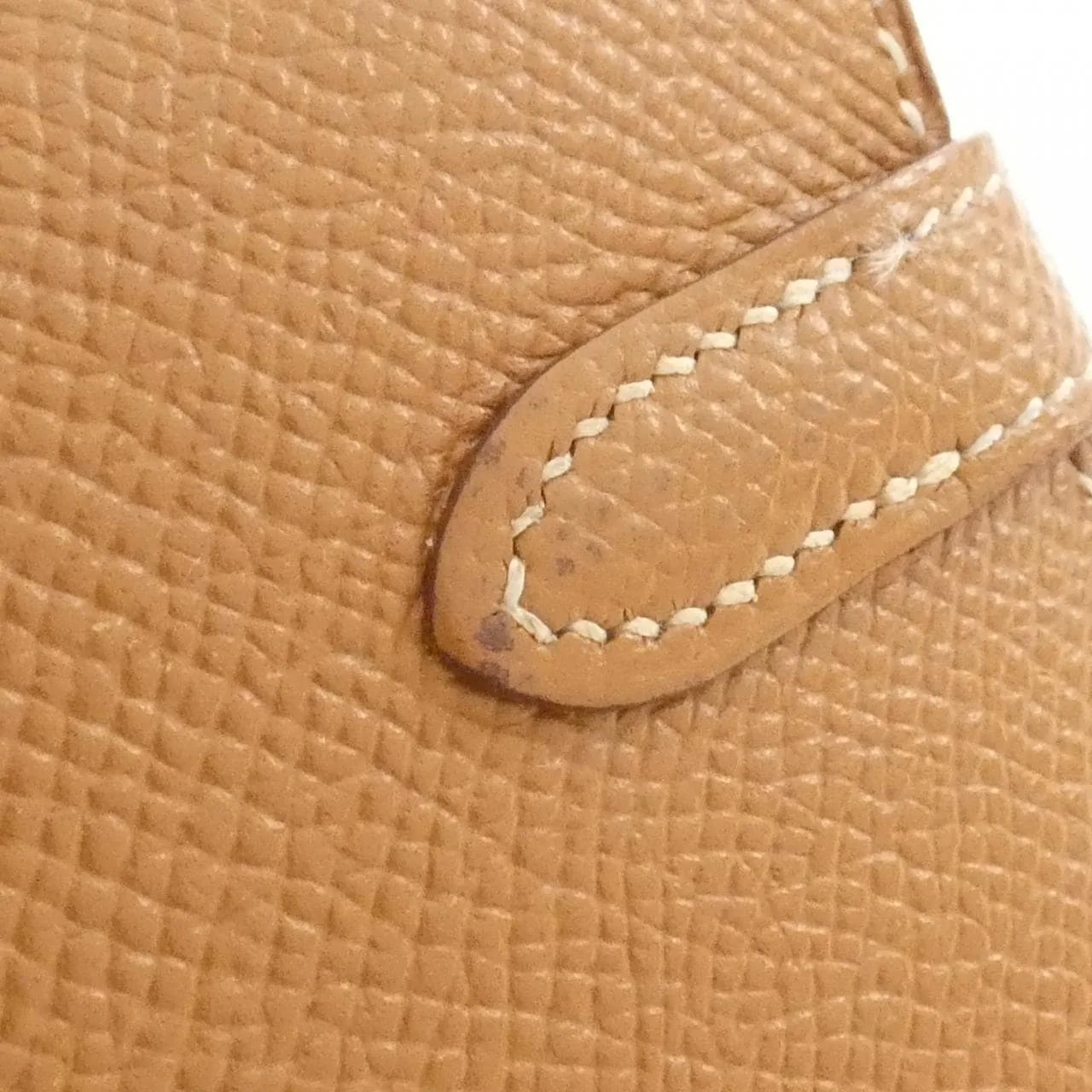 HERMES Kelly 051300CK Wallet Epsom Gold Epsom Leather Rank B - Thumbnail 5