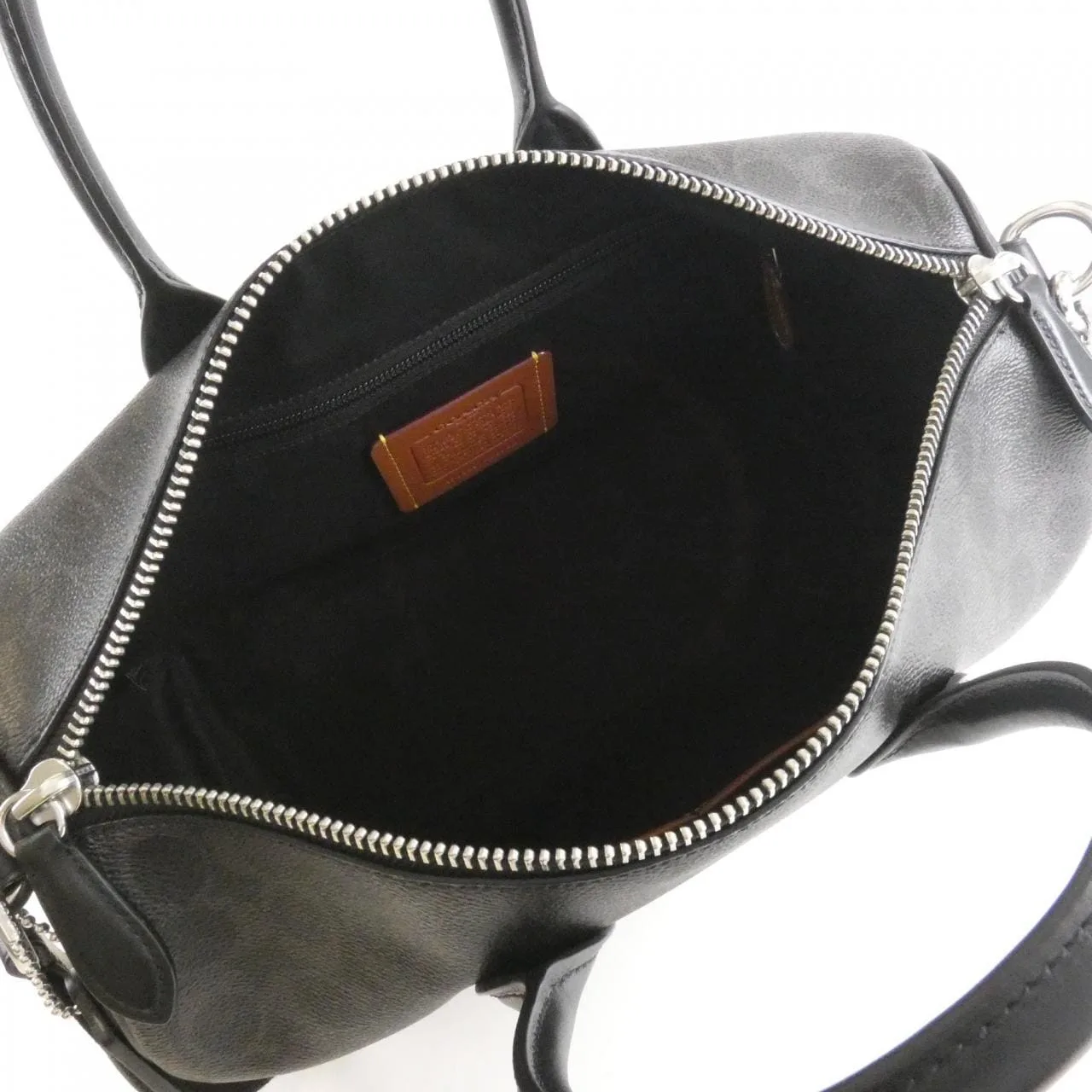 COACH CCD92 Boston Canvas 黑色 帆布 中古品A - 縮圖 5