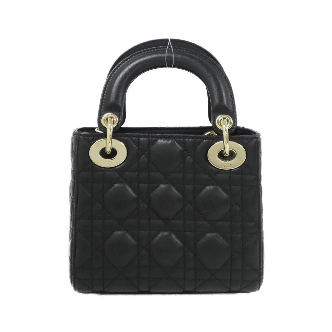 DIOR Lady Dior M0505OCAL Handbag Lambskin 黑色 羊皮 中古品A - 縮圖 2