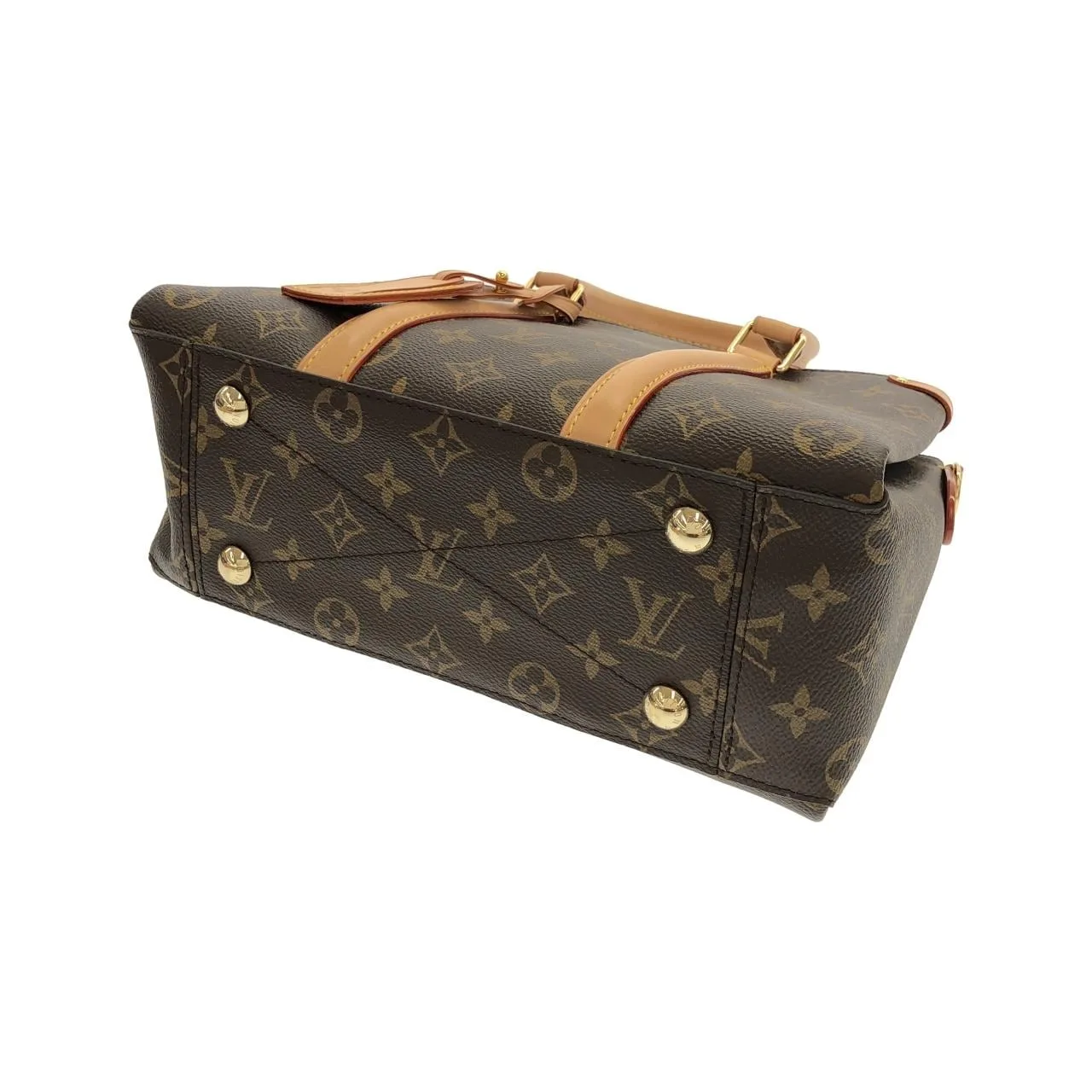 LOUIS VUITTON M44815 Handbag Monogram 黑色 Monogram 中古品A - 縮圖 2