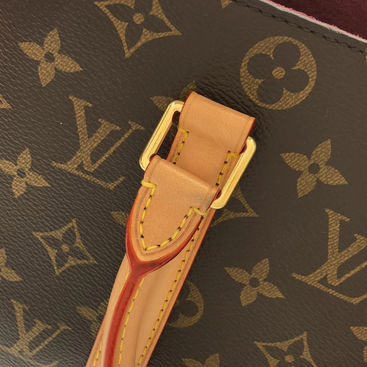 LOUIS VUITTON M44815 Handbag Monogram 黑色 Monogram 中古品A - 縮圖 3