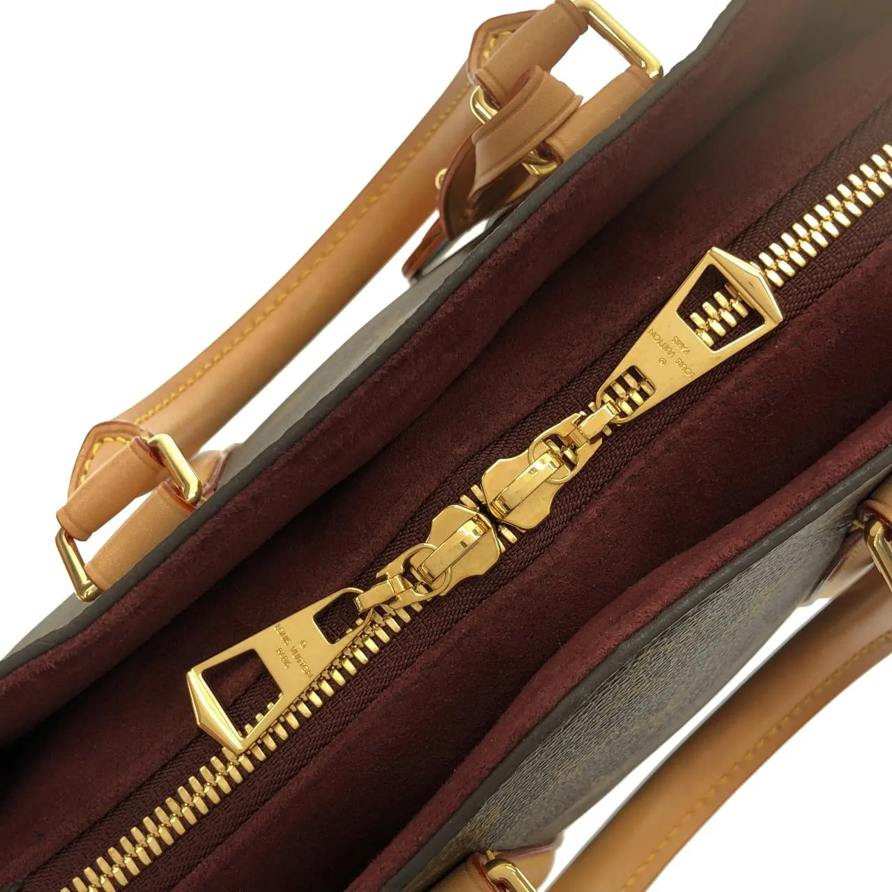 LOUIS VUITTON M44815 Handbag Monogram 黑色 Monogram 中古品A - 縮圖 4