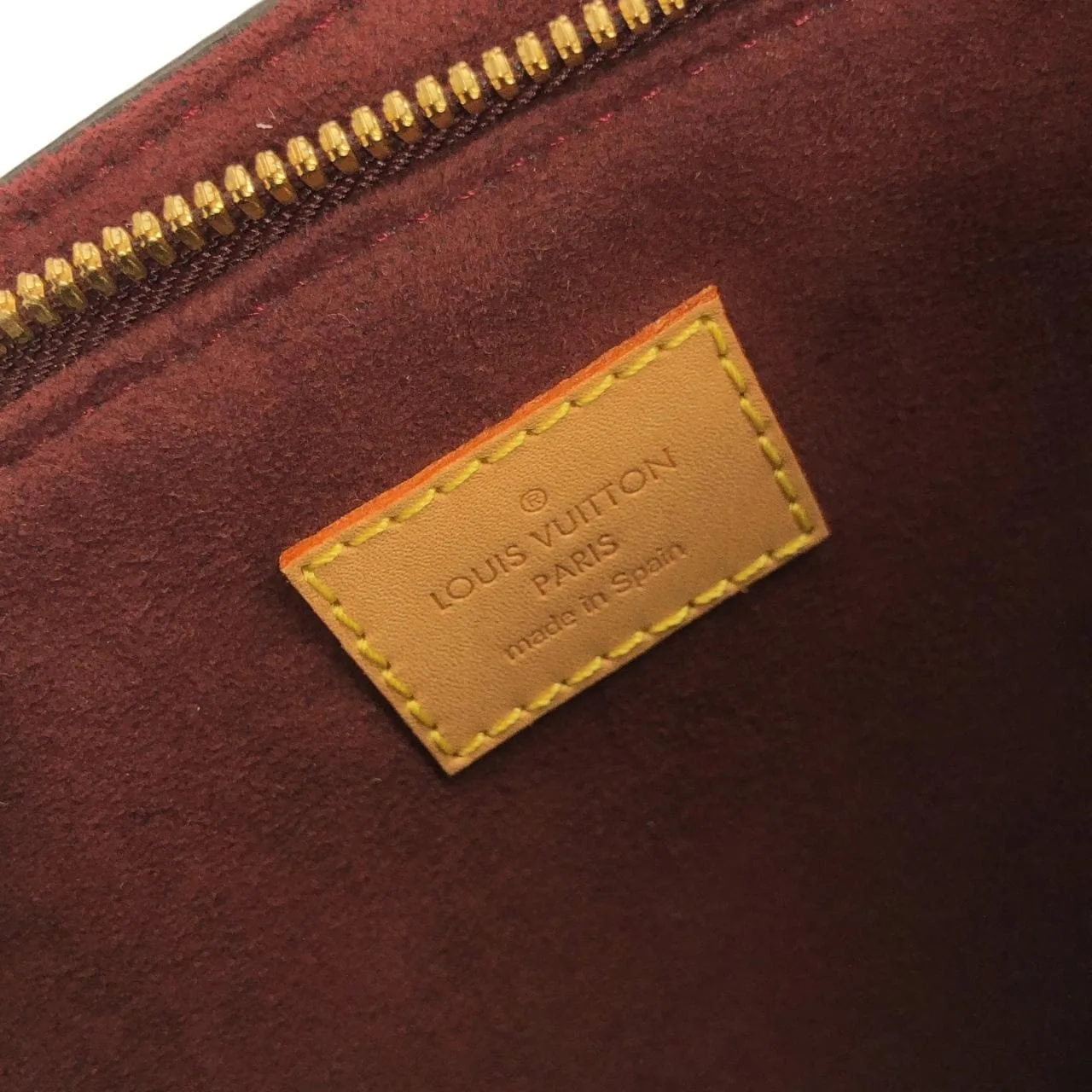 LOUIS VUITTON M44815 Handbag Monogram 黑色 Monogram 中古品A - 縮圖 7