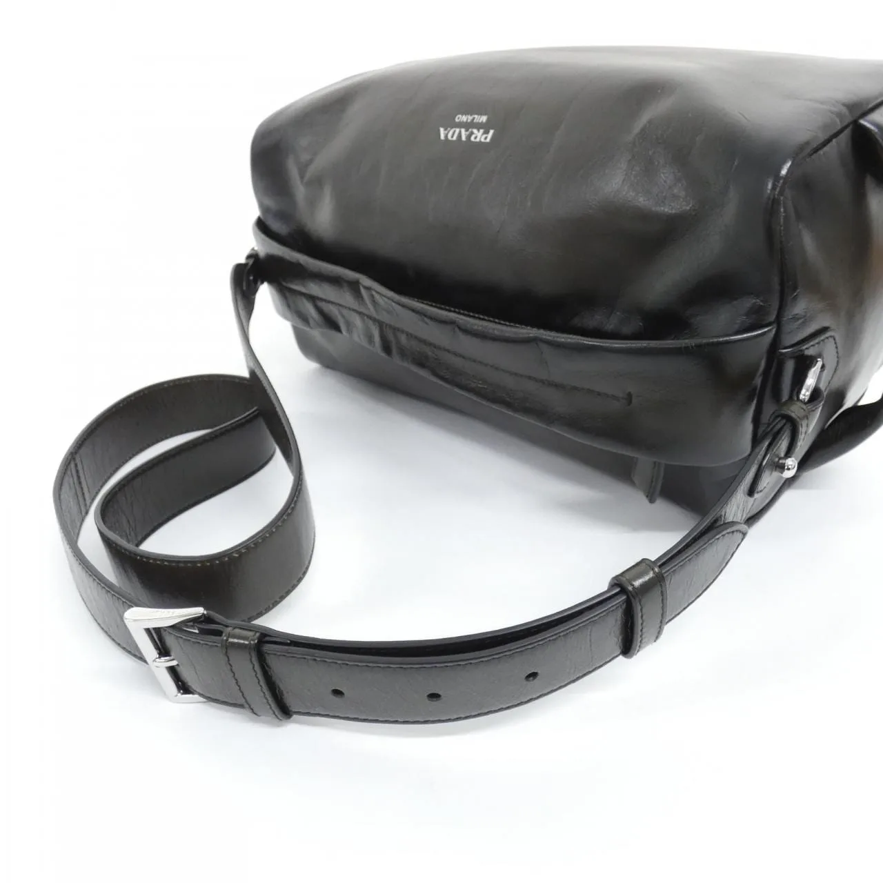 PRADA 2VH194 肩背包 黑色 中古品A - 縮圖 9