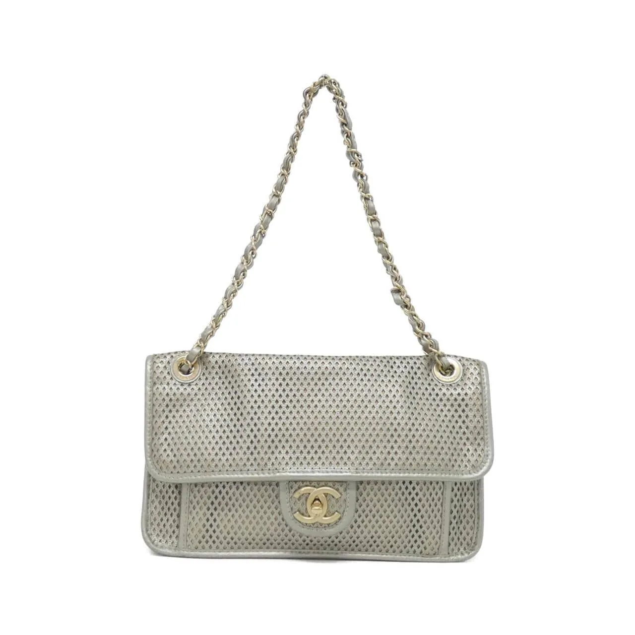CHANEL 67652 Shoulder Gold