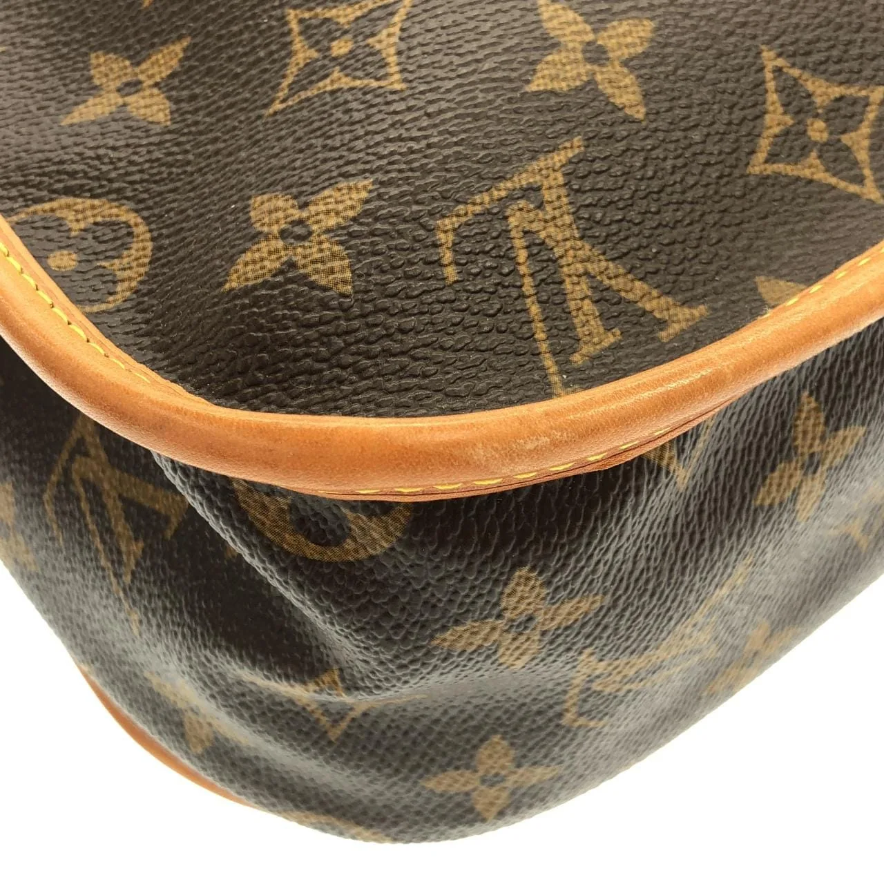 LOUIS VUITTON M40105 Shoulder Monogram 黑色 Monogram 中古品A - 縮圖 3