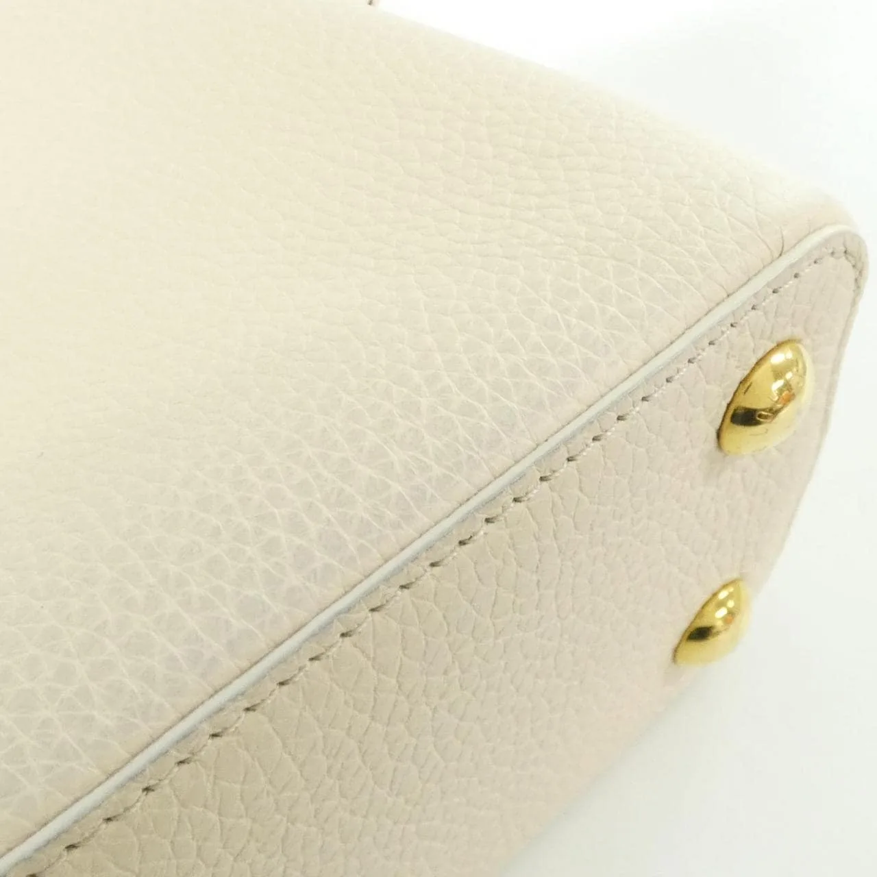 LOUIS VUITTON Capucines M21127 手提包 米色 中古品A - 縮圖 4