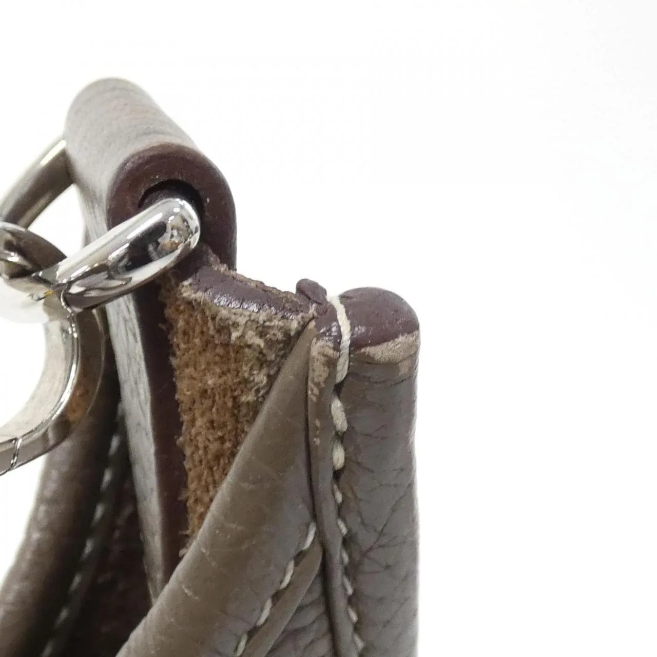 HERMES Evelyne 056275CK Shoulder Clemence Etoupe Clemence Leather Rank A - Thumbnail 6