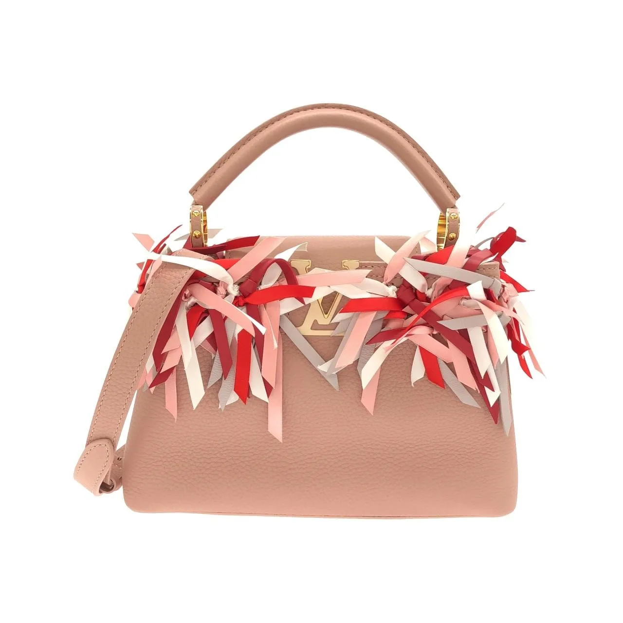 LOUIS VUITTON Capucines Handbag Black