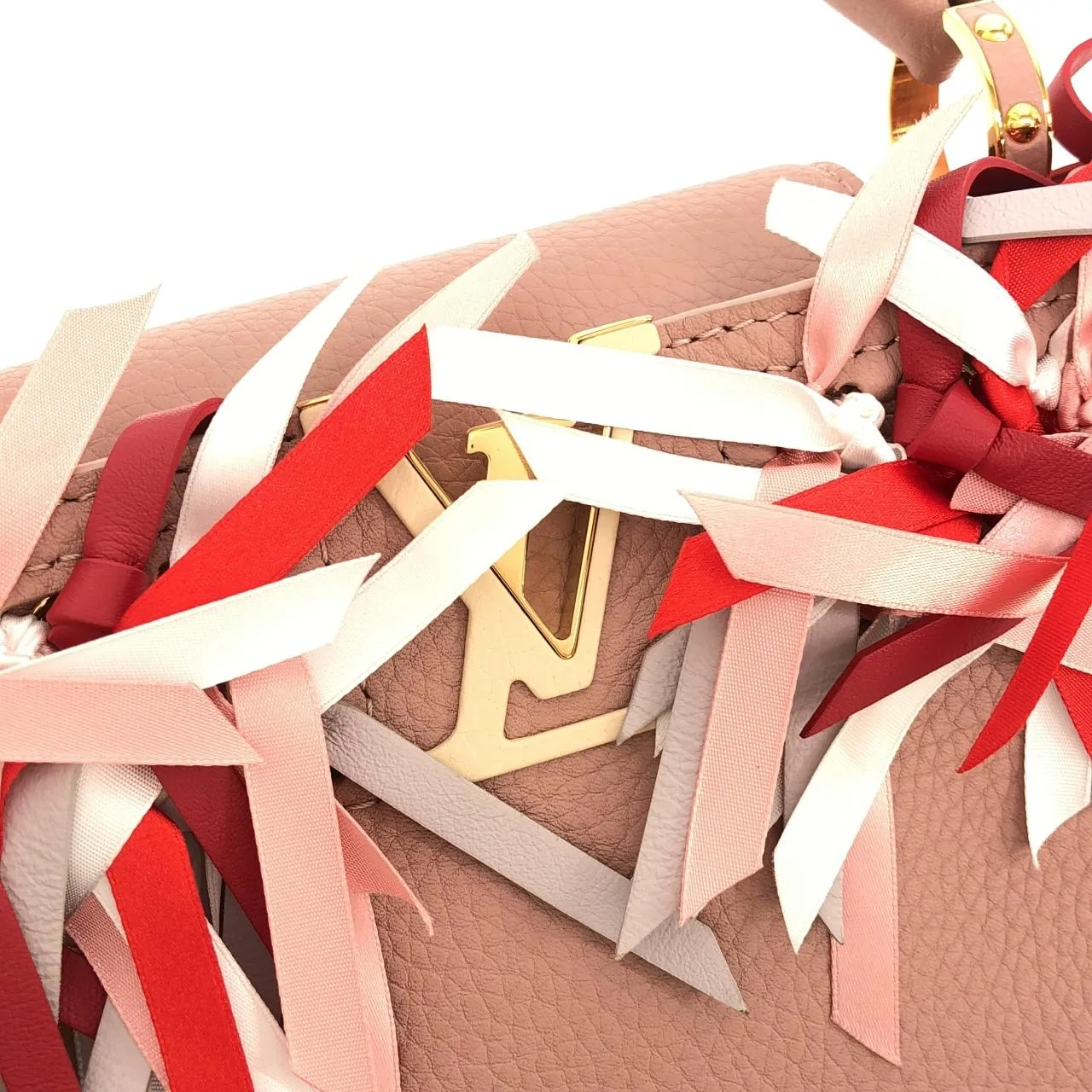 LOUIS VUITTON Capucines Handbag 黑色 中古品A - 縮圖 7