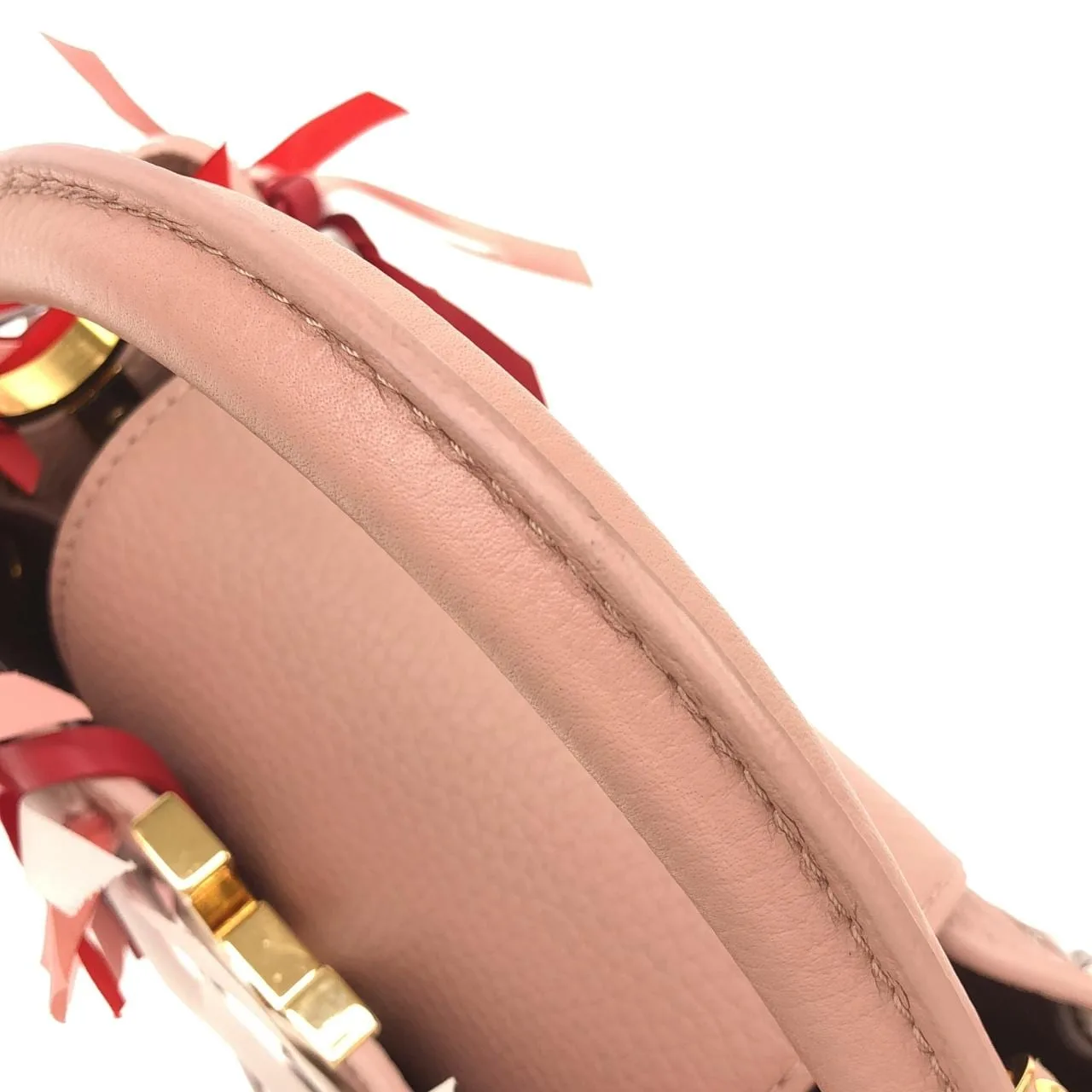 LOUIS VUITTON Capucines Handbag 黑色 中古品A - 縮圖 8