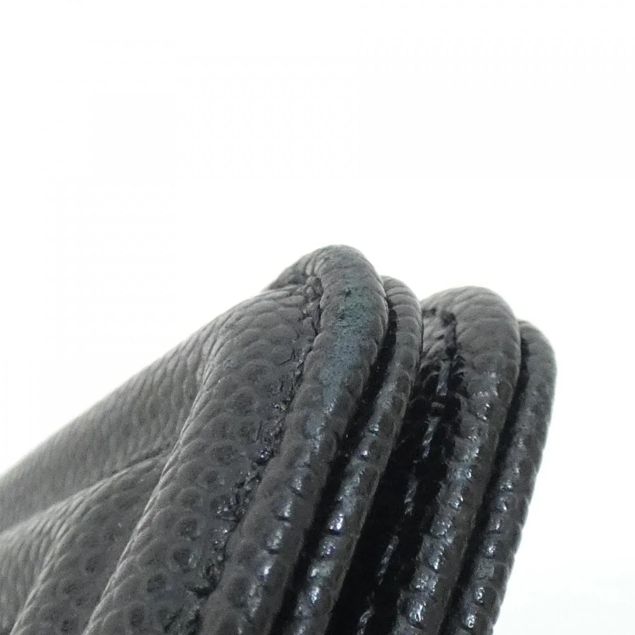 CHANEL Boy Chanel 67086 Shoulder Grained Calfskin Black Grained Calfskin Rank A - Thumbnail 4