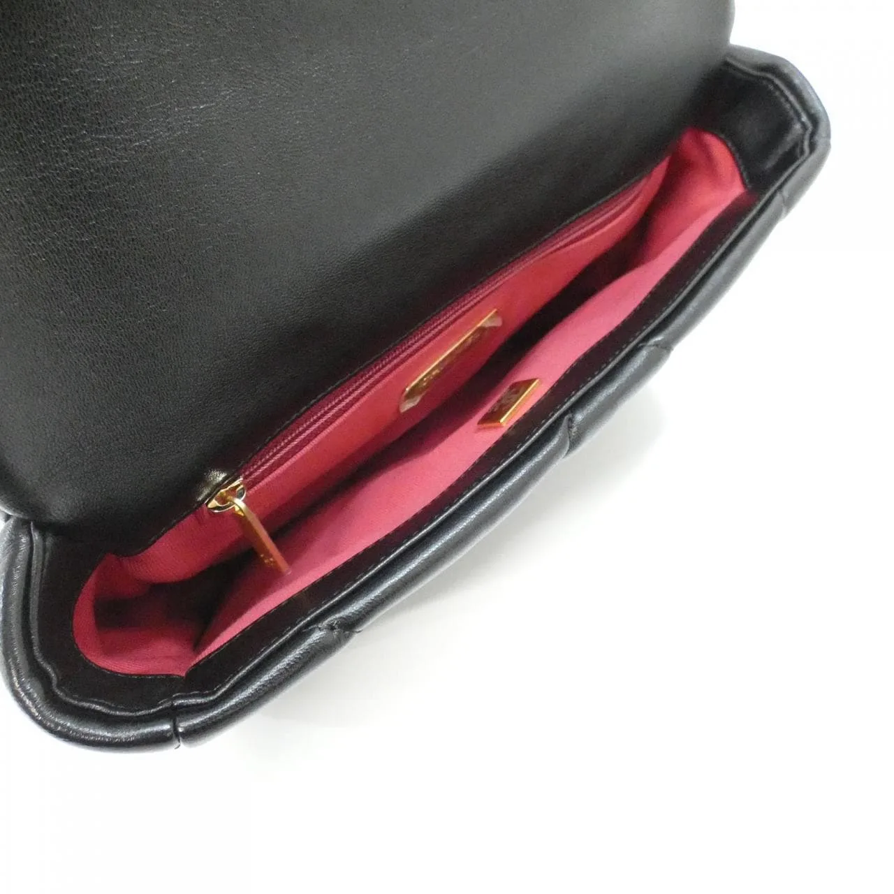 CHANEL Chanel 19 AS1160 Shoulder Lambskin 黑色 羊皮 中古品A - 縮圖 10