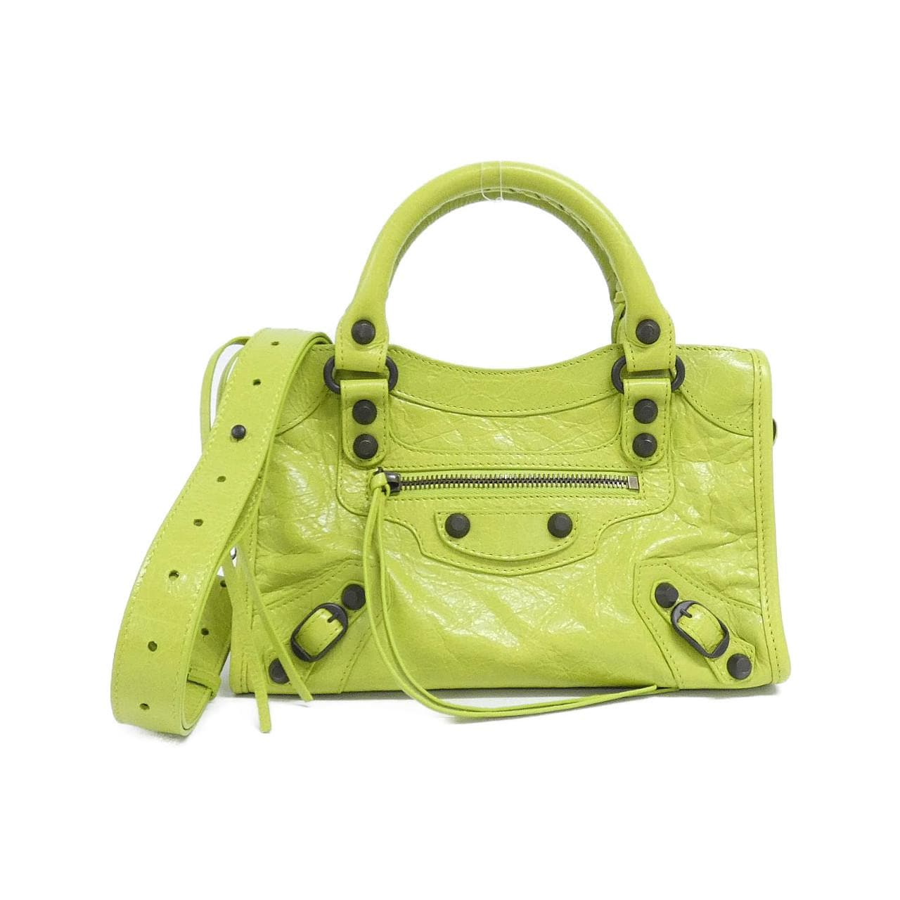 BALENCIAGA Le City 806395 2ABEK Handbag Lambskin