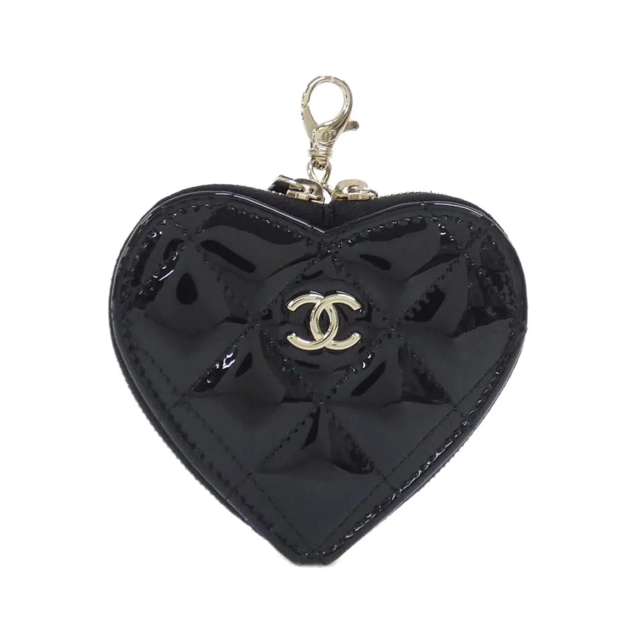 CHANEL Chanel 19 AP3296 散紙包 漆皮 Black
