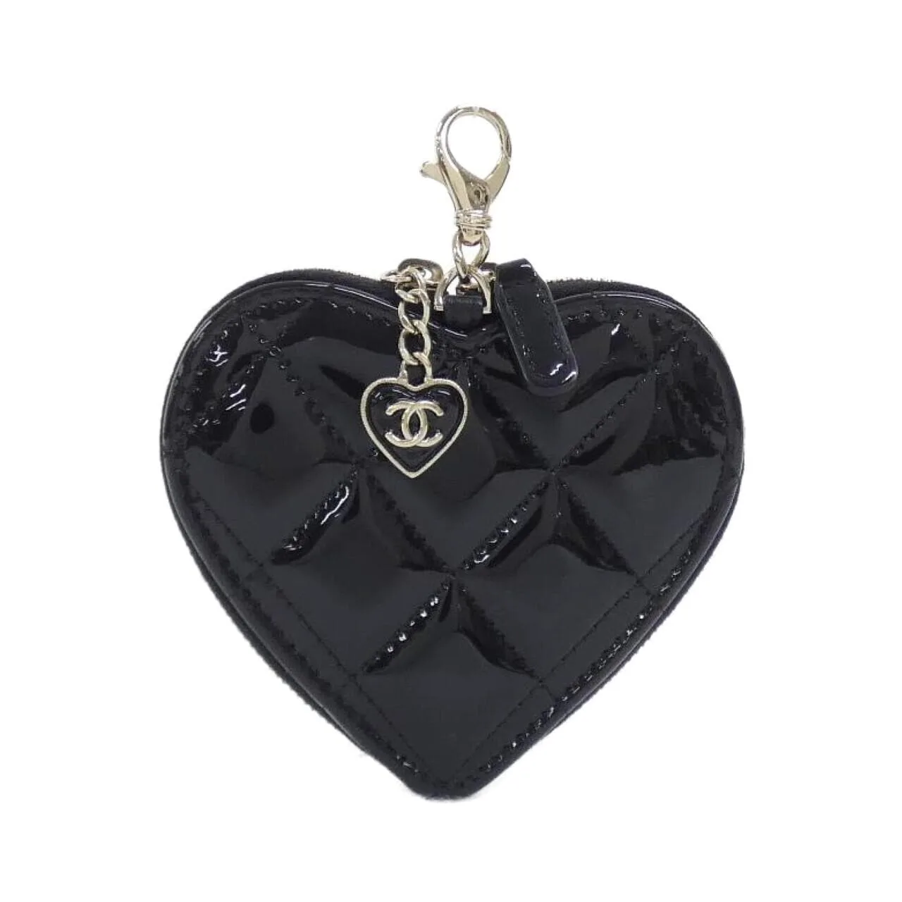 CHANEL Chanel 19 AP3296 散紙包 漆皮 黑色 漆皮 中古品A - 縮圖 2